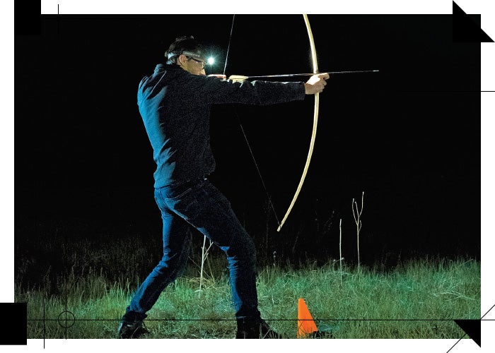 Brendan Shoots a Bow