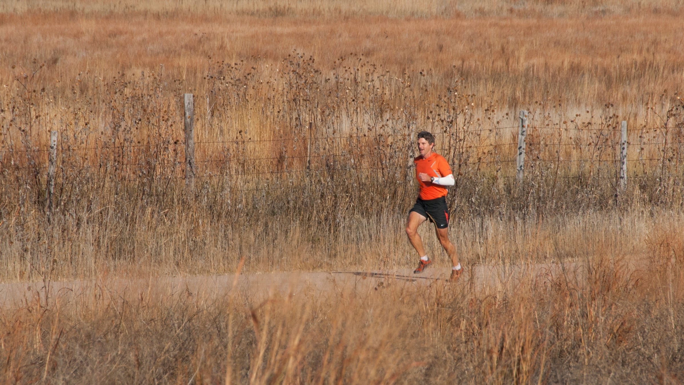Jonathan Beverly mid-day run in autumn